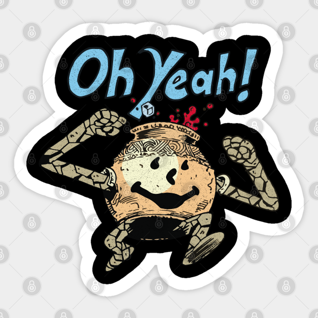 Elden Kool Aid Pot Guy Elden Ring Sticker TeePublic